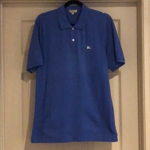 Men’s Burberry Blue Polo Classic Fit Size Medium